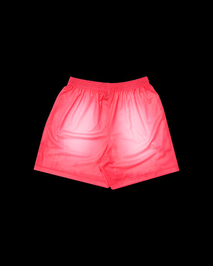 Sun Faded Mesh Shorts - Raspberry Pink